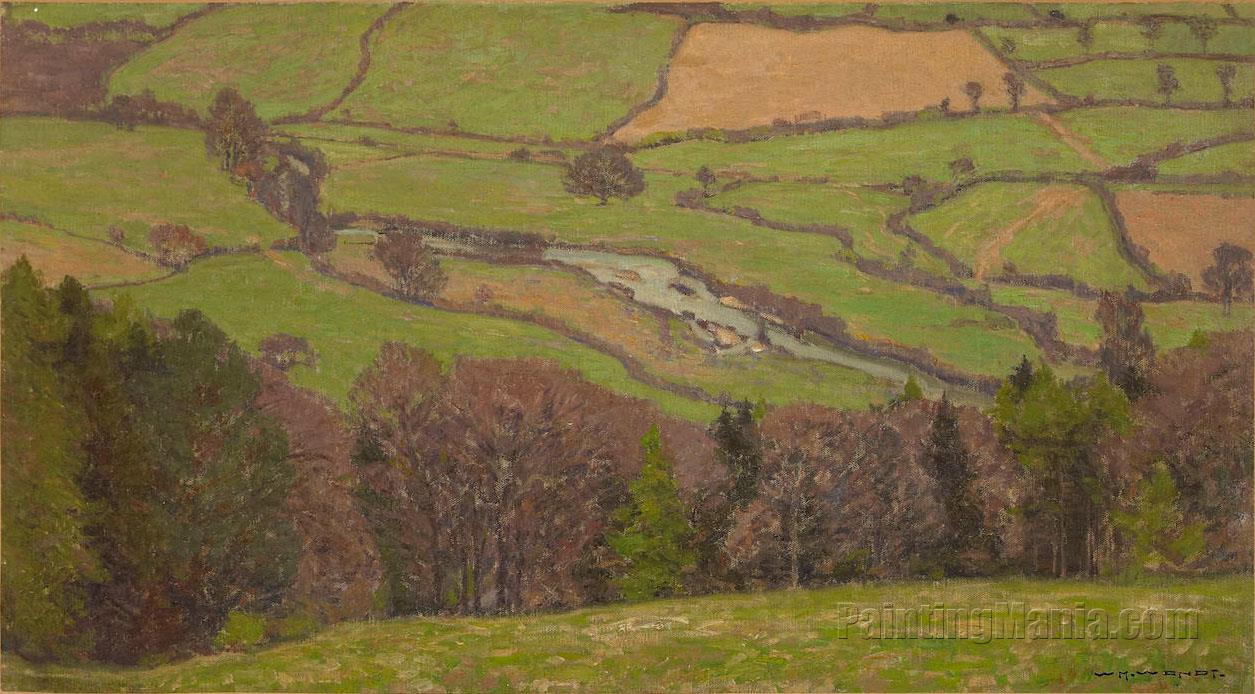 A Patchwork of Fields along a Meandering River