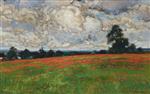 Clouds over a Field of Poppies